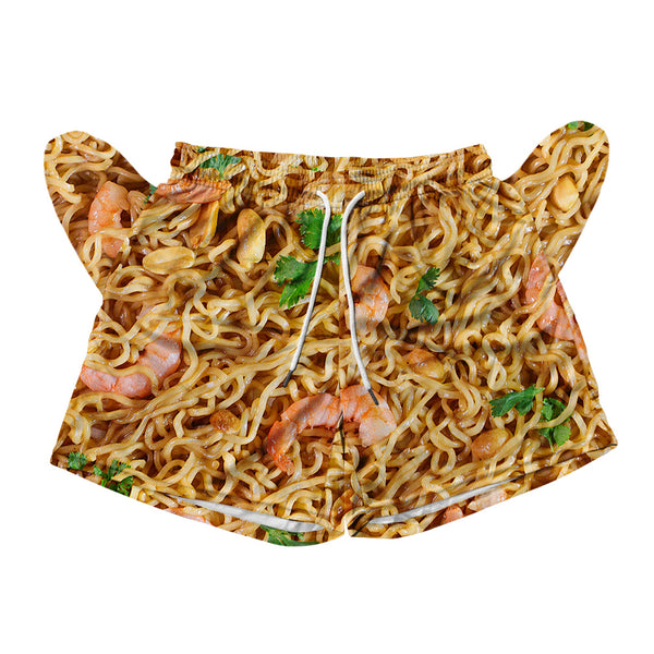 Shrimp Ramen Noodles Mesh Shorts