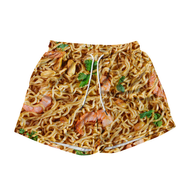 Shrimp Ramen Noodles Mesh Shorts
