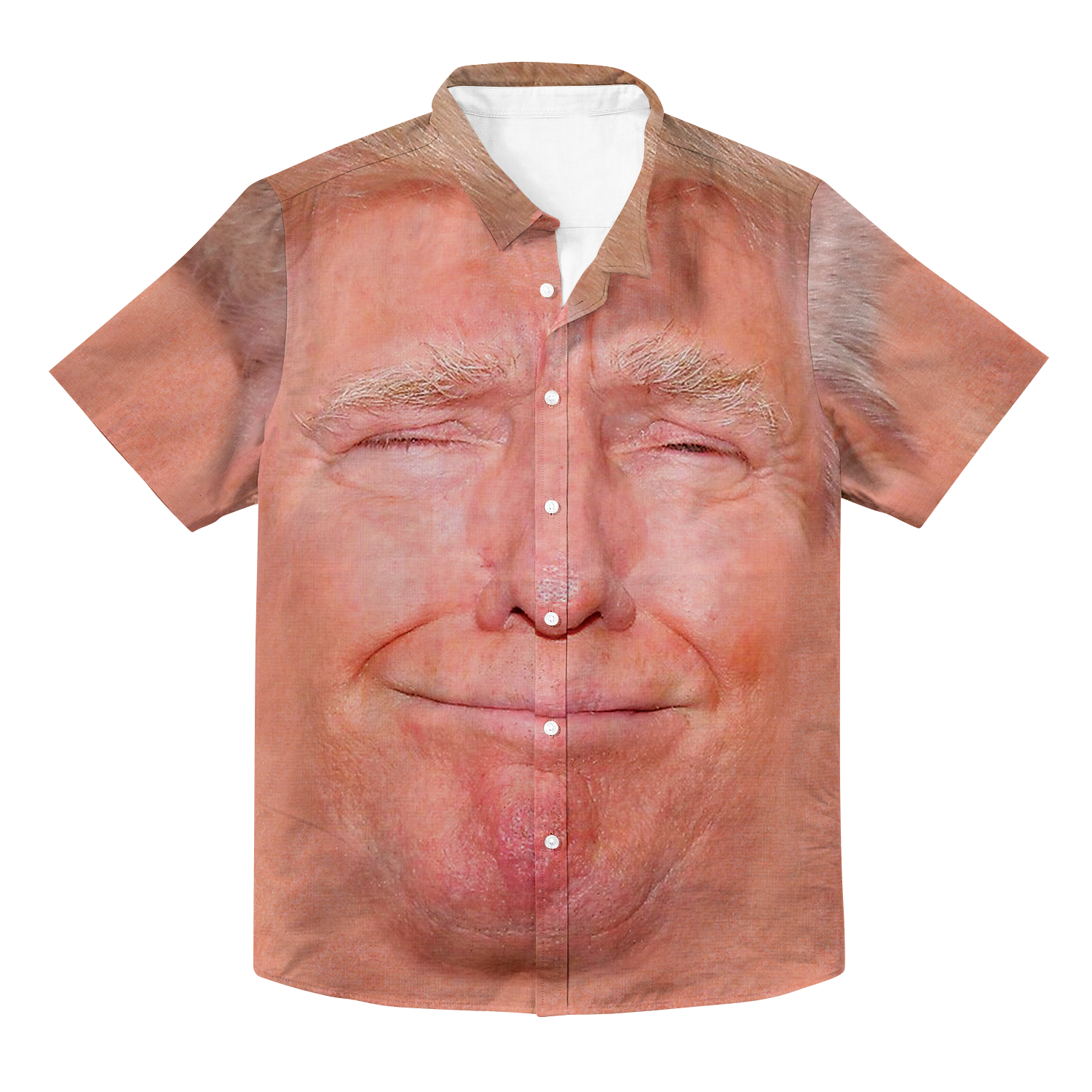 Slør Stå op i stedet Hør efter Trump Smile Hawaiian Button Up – Beloved Shirts
