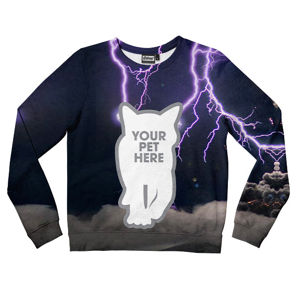 Lightning Pet Custom Kids Sweatshirt
