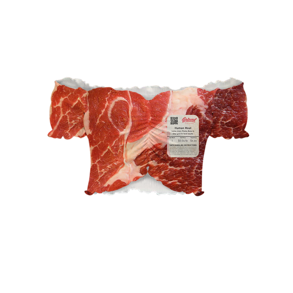 Human Meat Off-Shoulder Blouse