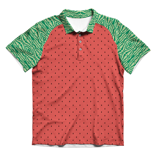 Watermelon Men's Polo Shirt