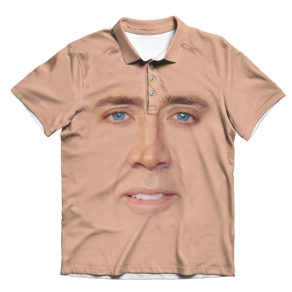 Cage Face Men's Polo Shirt