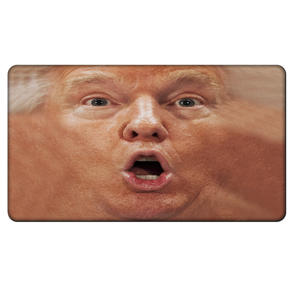 Shocked Trump Rubber Door Mat