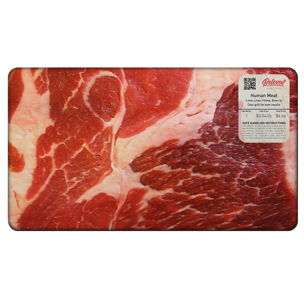Human Meat Rubber Door Mat