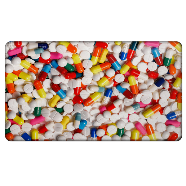 Pills Rubber Door Mat