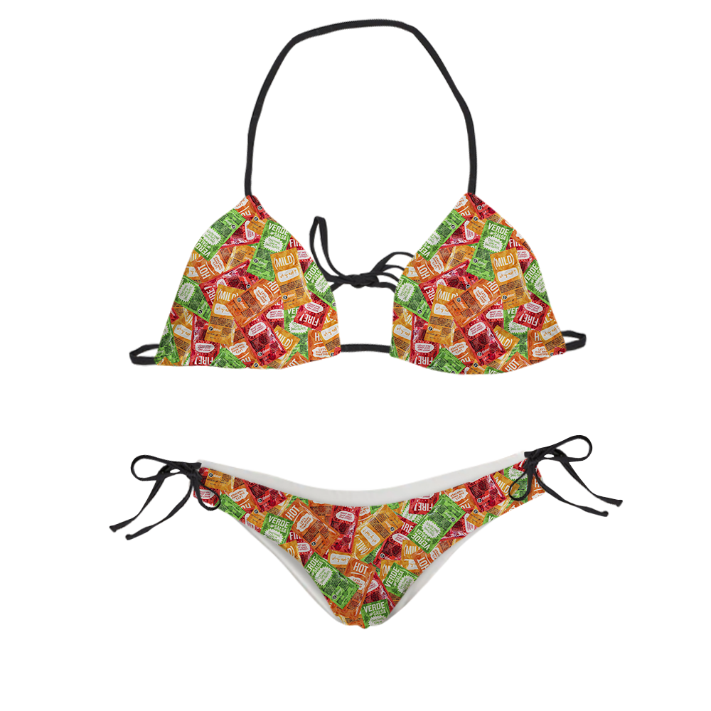 Hot Sauce Packets Sling Bikini Swimsuit – Beloved Shirts