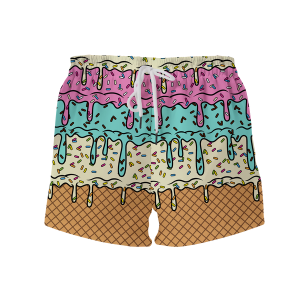 Ice Cream Drip Women's Shorts