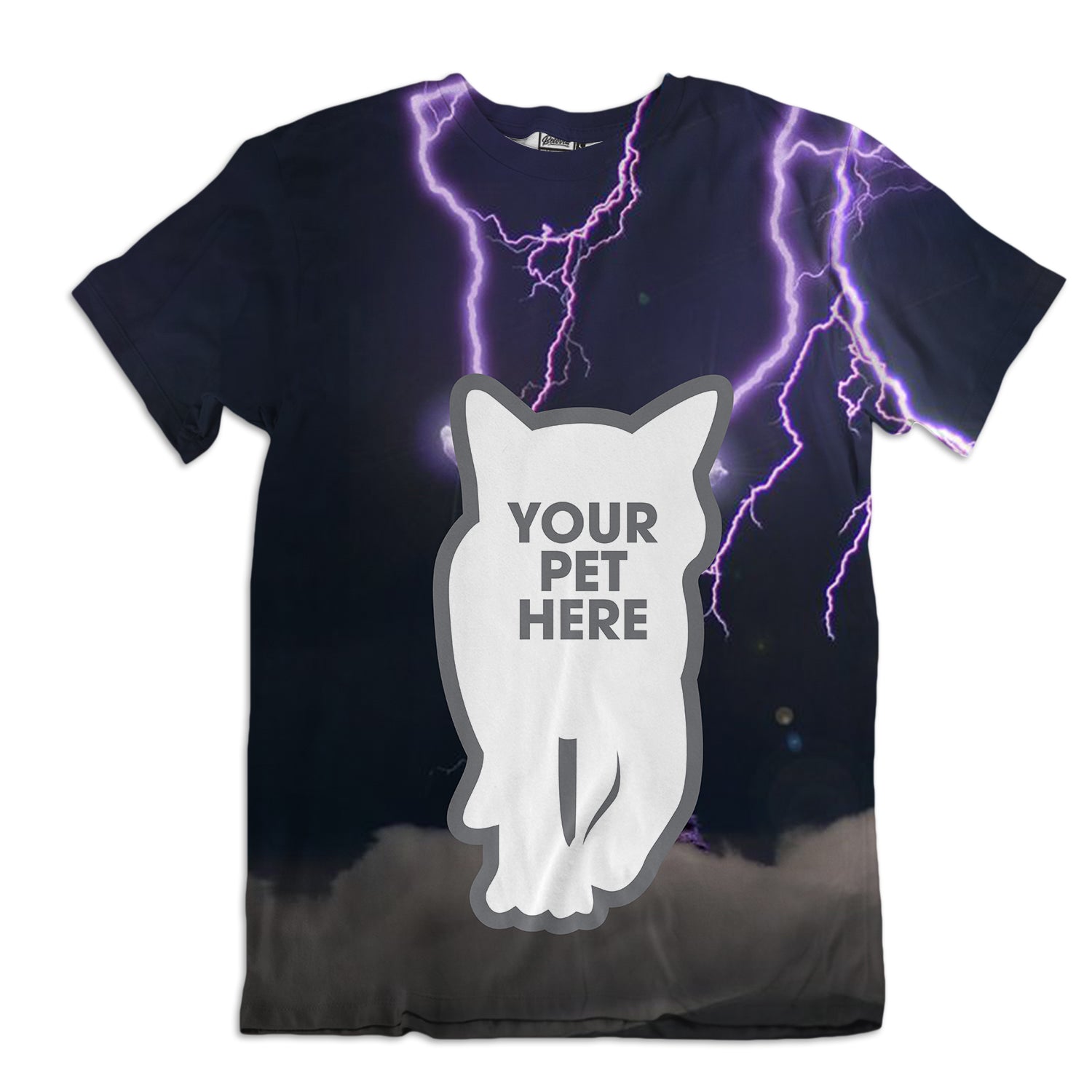 Yoycol Lightning Cat Unisex Tee L