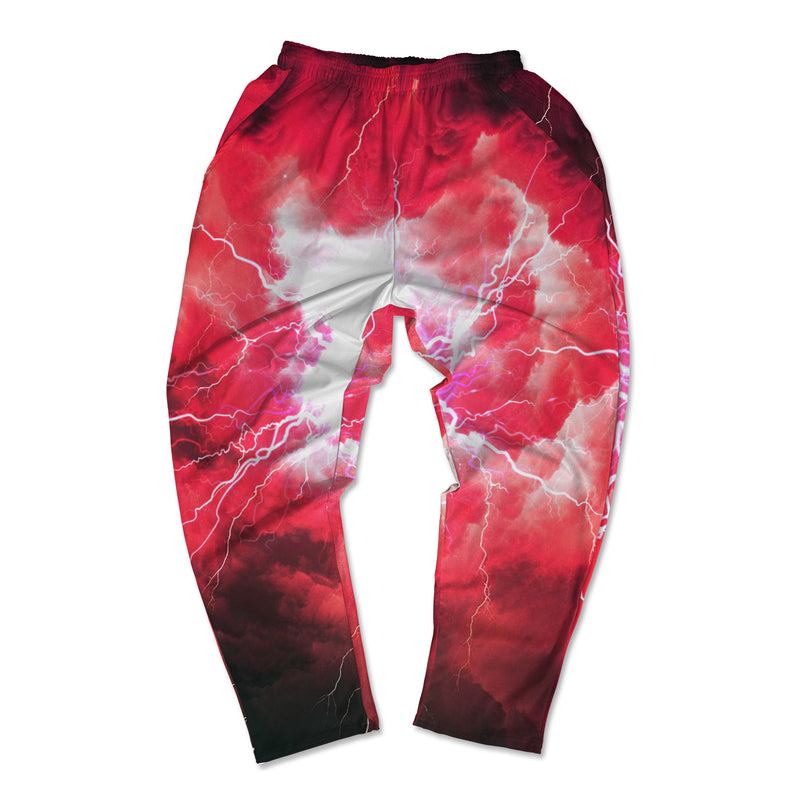 Red Lightning Muscle Pants