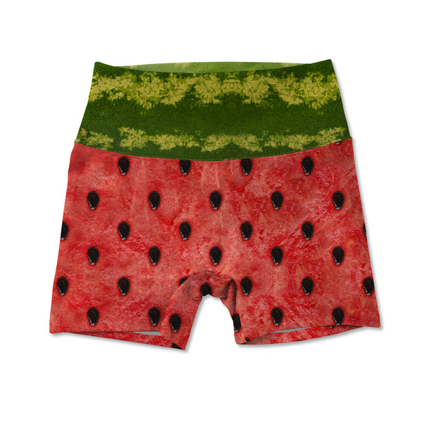 Women's Active Shorts - Watermelon