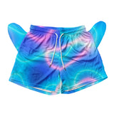 Neon Glow Mesh Shorts