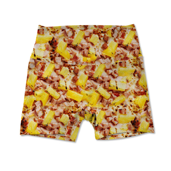 Women's Active Shorts - Hawaiian Pizza