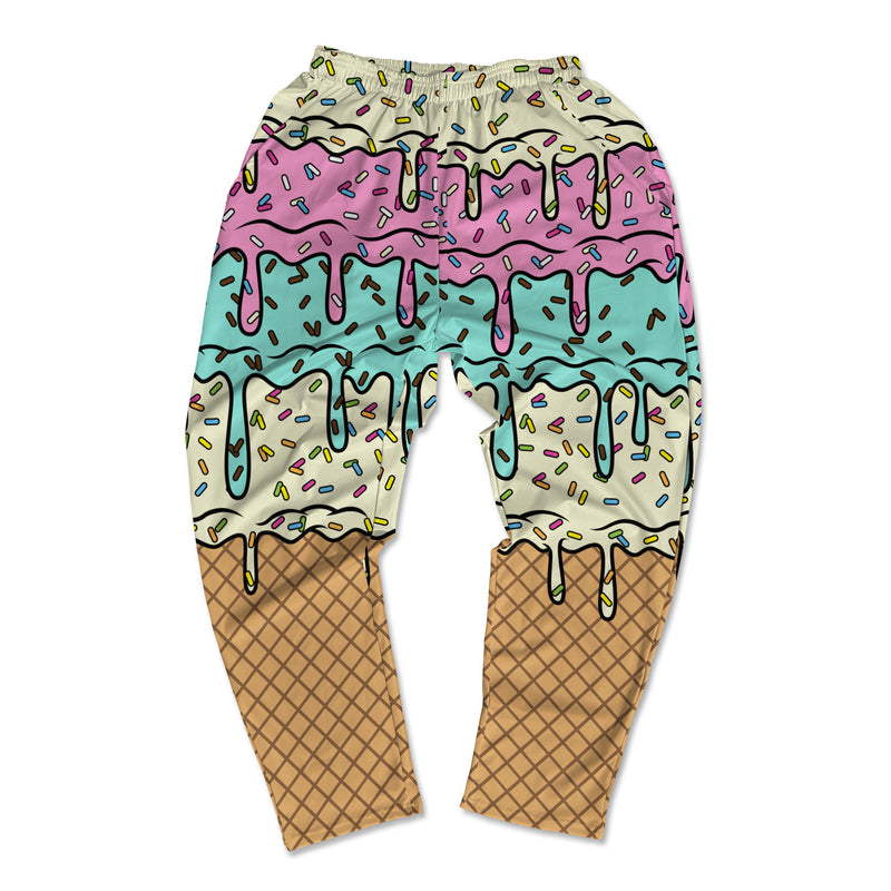 Ice Cream Drip Muscle Pants