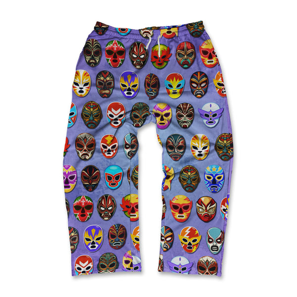 Lucha Libre Mask Unisex Lounge Pants