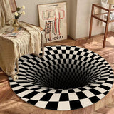 Black Hole Foldable Round Mat