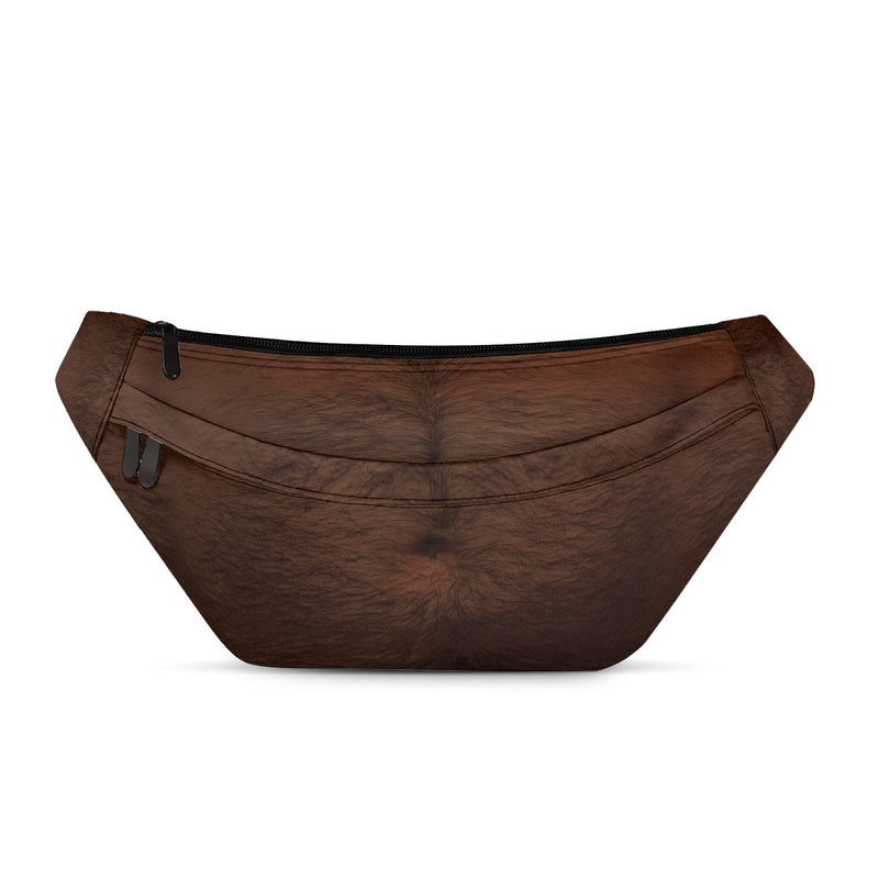 Hairy Belly Dark Fanny Bag