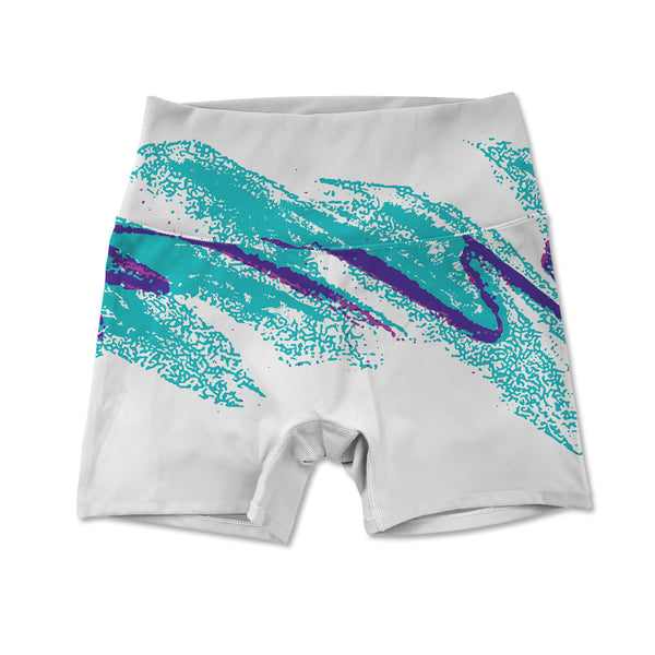 Women's Active Shorts - 90's Swoosh