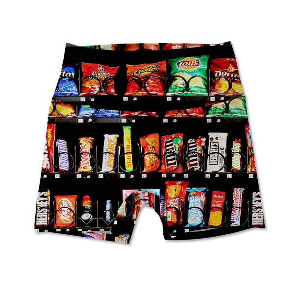 Women's Active Shorts - Vending Machine Snacks