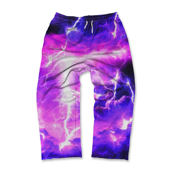 Purple Lightning Unisex Lounge Pants