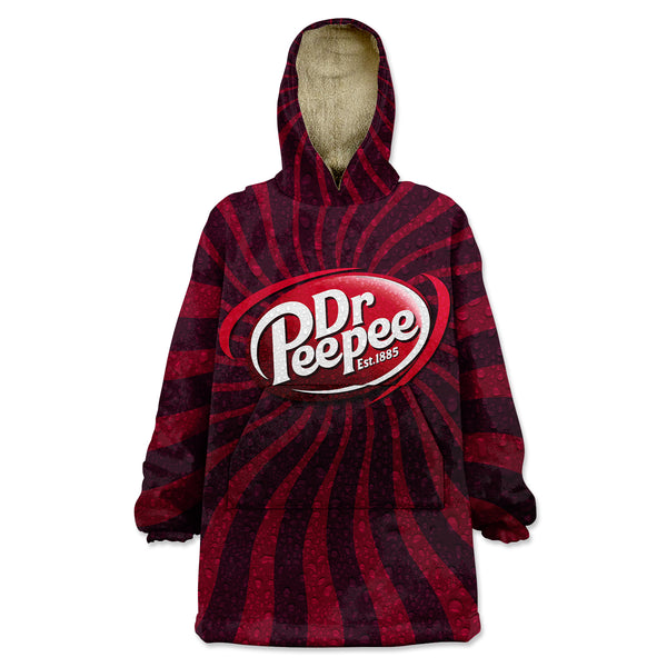 Dr Peepee Wearable Blanket Hoodie