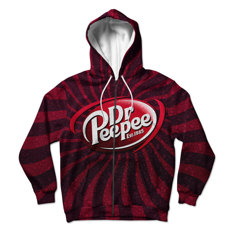 Dr Peepee Unisex Hoodie Zipup