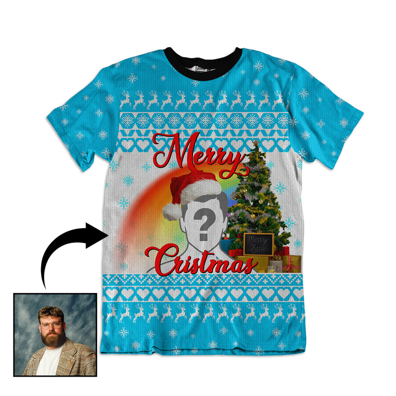 Custom Christmas Greeting Unisex Tee