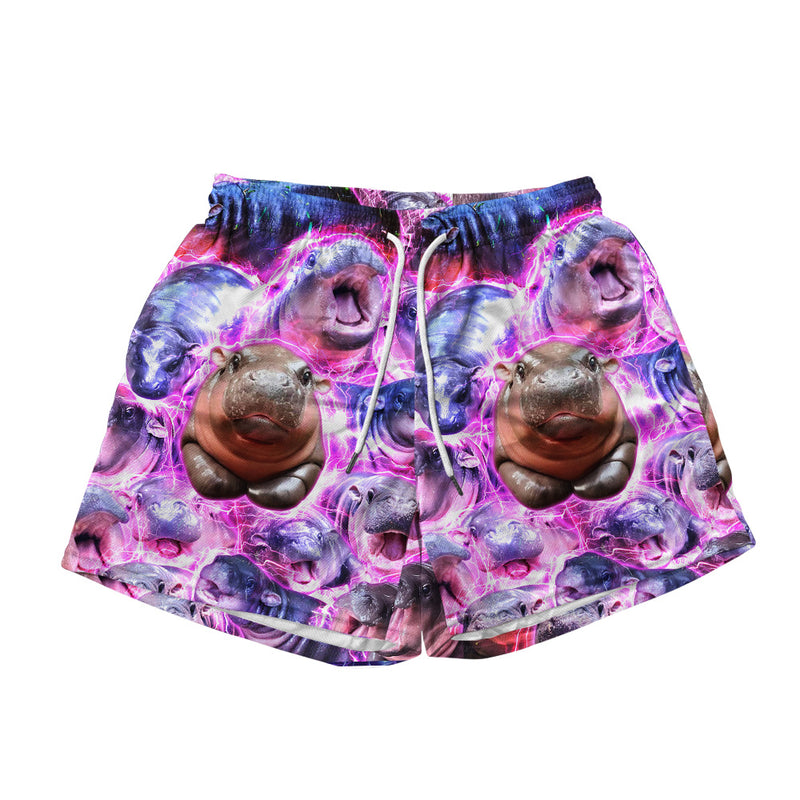 Moo Deng Mesh Shorts