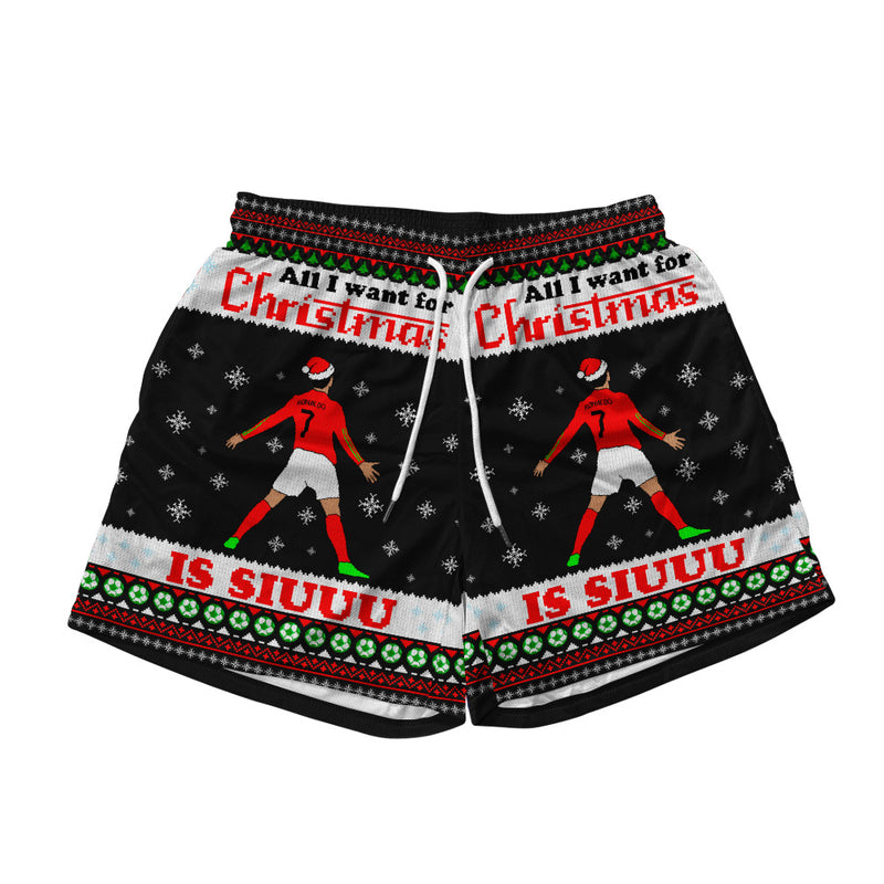 Christmas Siu Mesh Shorts