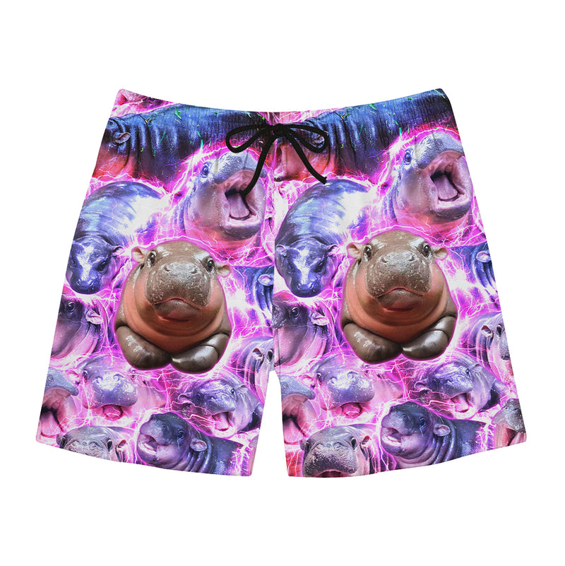 Moo Deng Swim Trunks