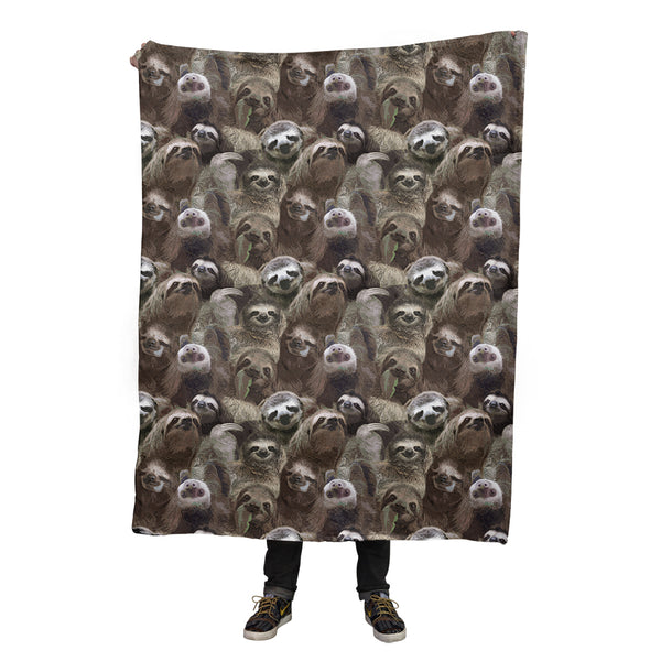 Sloth Pattern Blanket