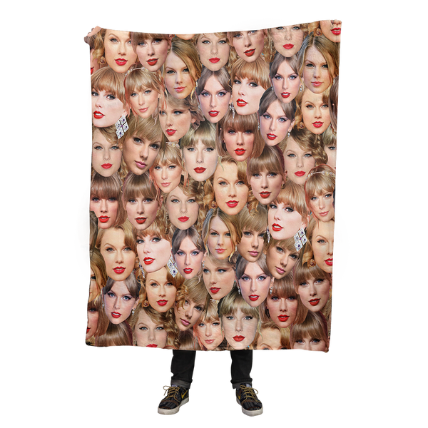 Taylor Allover Face Blanket