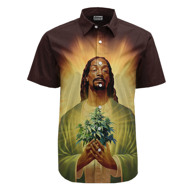 Snoop Jesus Button Up