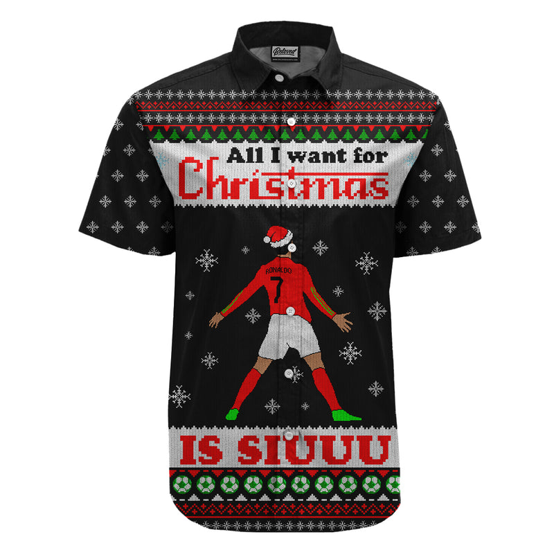 Christmas Siu Button Up