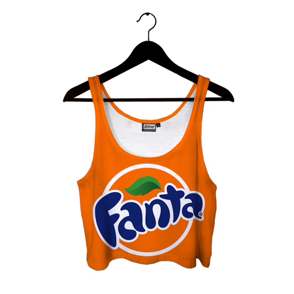 Fanta Orange Juice Crop Top