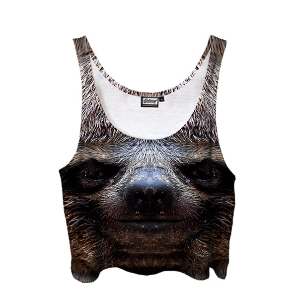 Happy Sloth Crop Top