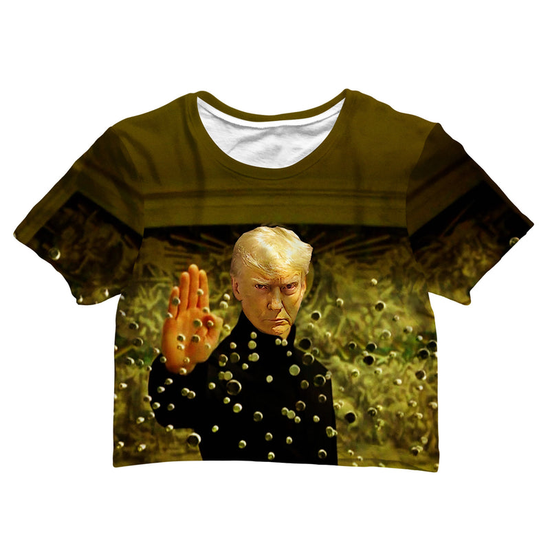 Don Stops Bullets Crop Tee