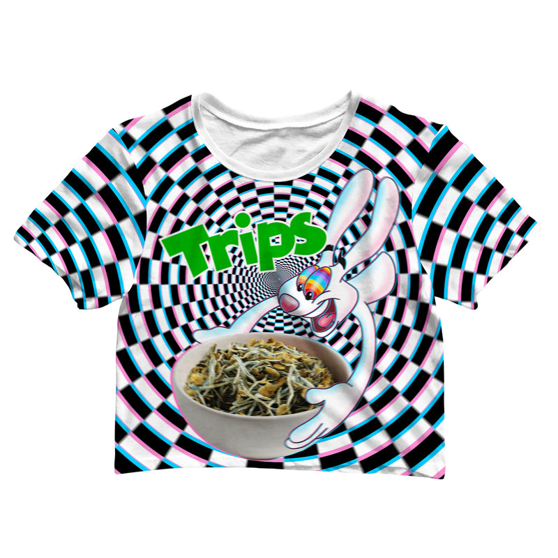 Trips Crop Tee