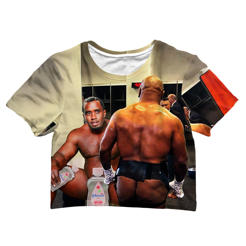 Diddy And Mike Christmas Crop Tee