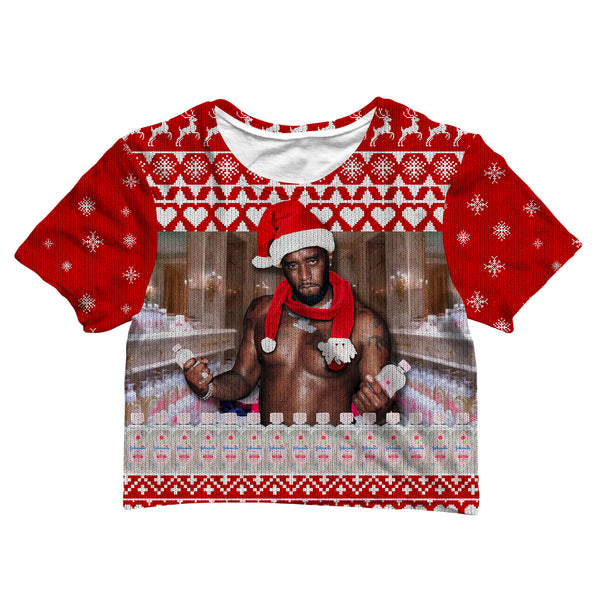 Diddy Oil Christmas Crop Tee