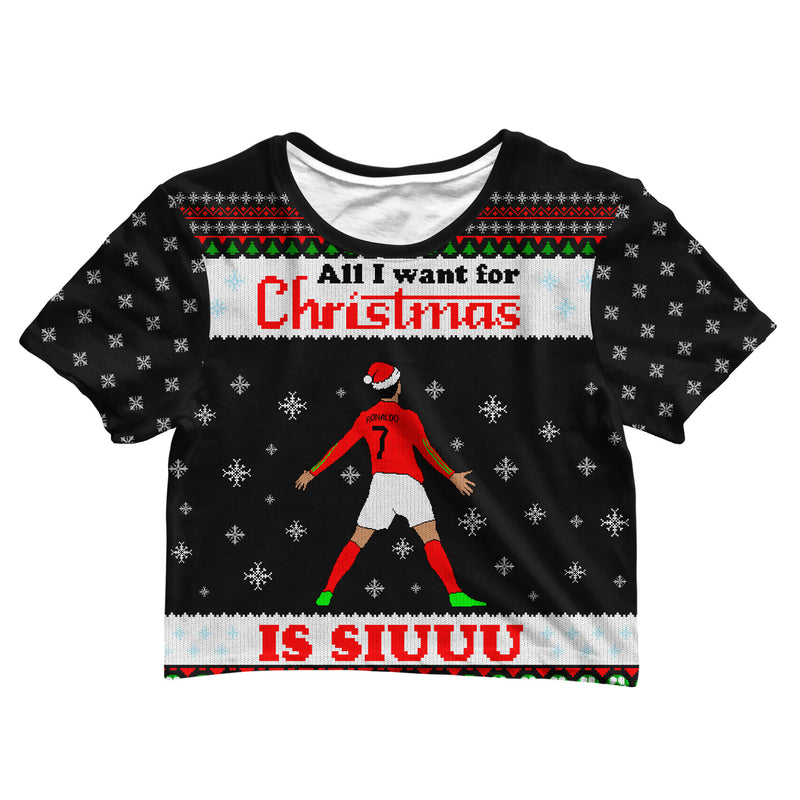 Christmas Siu Crop Tee