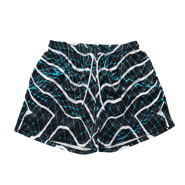 Grid Wireframe Mesh Shorts