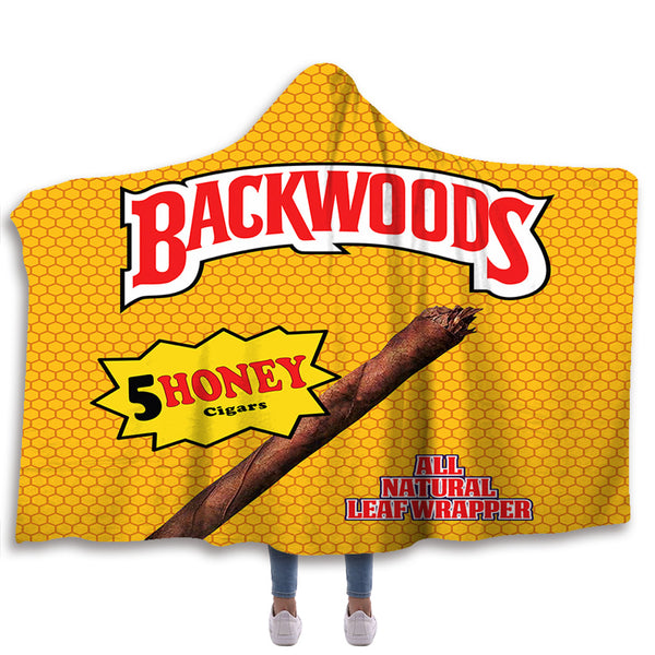 Backwoods Honey Hooded Blanket