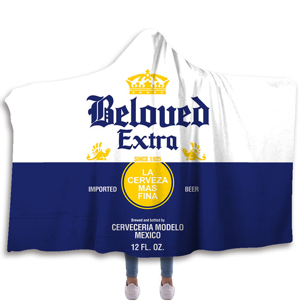 Beloved Extra Beer Hooded Blanket