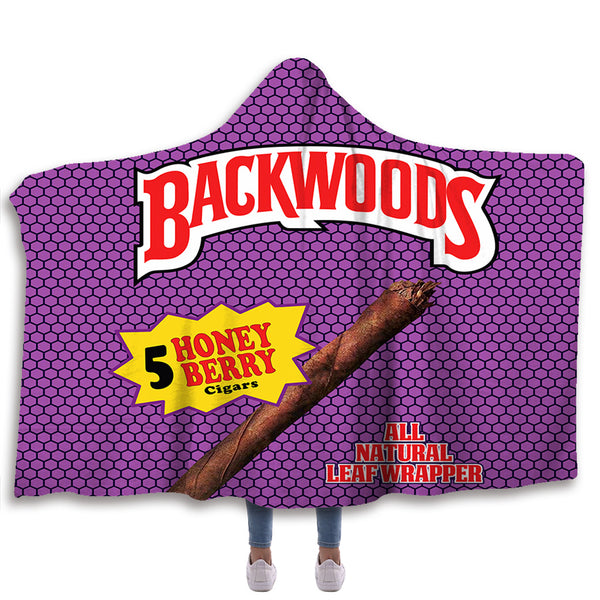 Backwoods Honey Berry Hooded Blanket