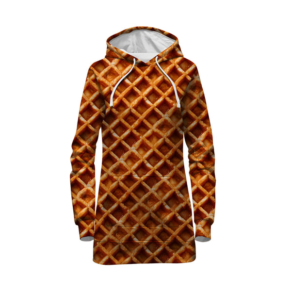 Beloved Waffle Hoodie Dress