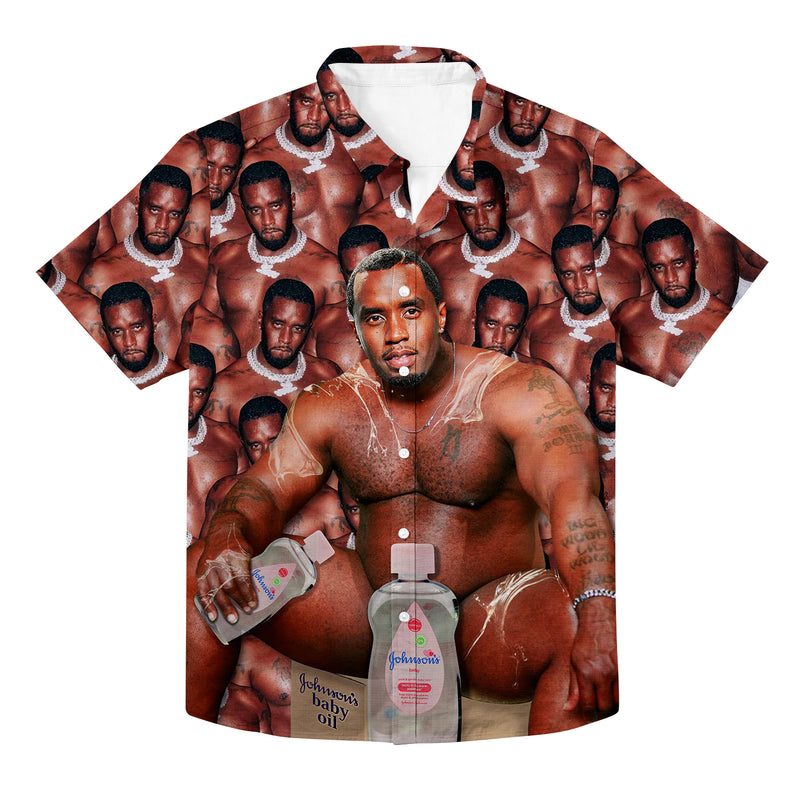 Diddy Oil Hawaiian Button Up