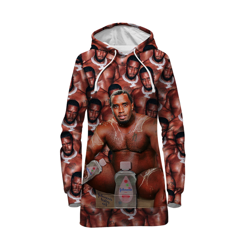 Diddy Oil Hoodie Dress