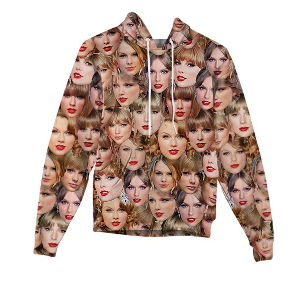 Taylor Allover Face Kids Hoodie