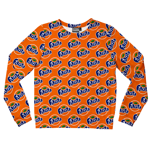 Fanta Pattern Kids Sweatshirt